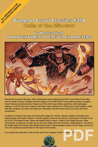 Dungeon Crawl Classics #35A: Halls of the Minotaur