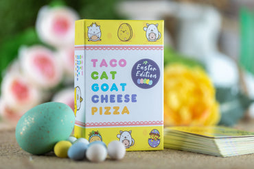 Taco Cat Goat Cheese Pizza: Easter Edition