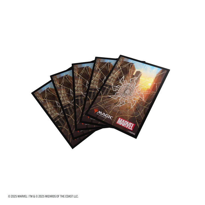 Gamegenic: Card Sleeves: MTG Premium Art- Marvel's Spider-Man- Spider-Man Plains