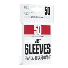 Gamegenics Just Sleeves - Standard Card Game Red