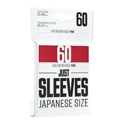 Gamegenics Just Sleeves - Japanese Size Red