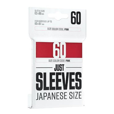 Gamegenics Just Sleeves - Japanese Size Red