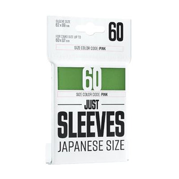 Gamegenics Just Sleeves - Japanese Size Green