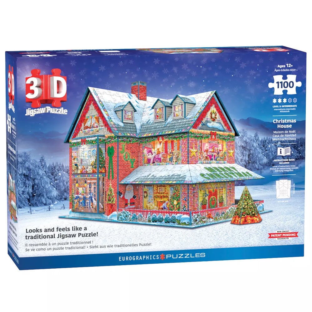 Eurographics: 3D Puzzle: Christmas House - 1100 Pieces