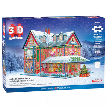 Eurographics: 3D Puzzle: Christmas House - 1100 Pieces