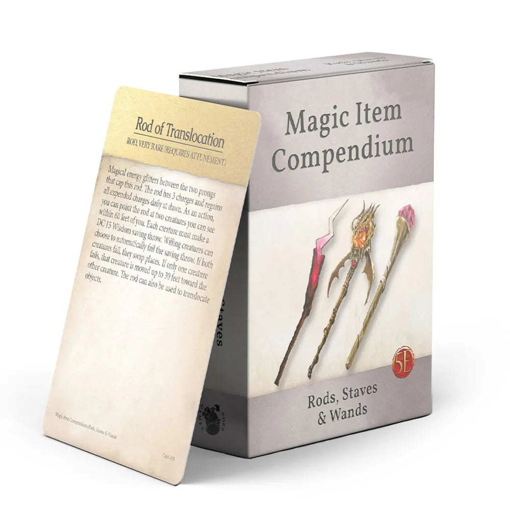 Magic Item Compendium - Rods, Staves and Wands