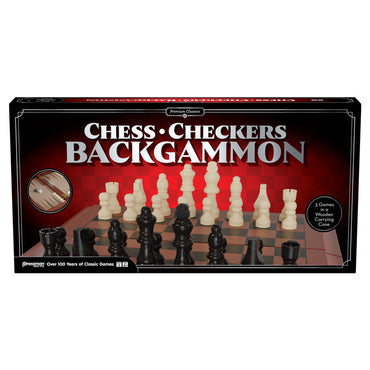 Premium Classics Chess-Checkers-Backgammon