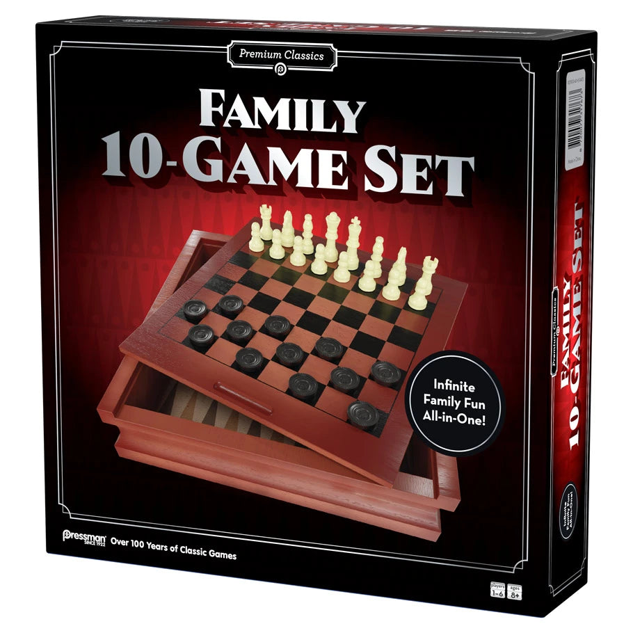 Pressman Premium Classics: Classics Family 10 Game Set