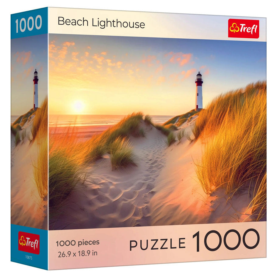 Puzzle: Sunsets Beach Lighthouse 1000 Piece