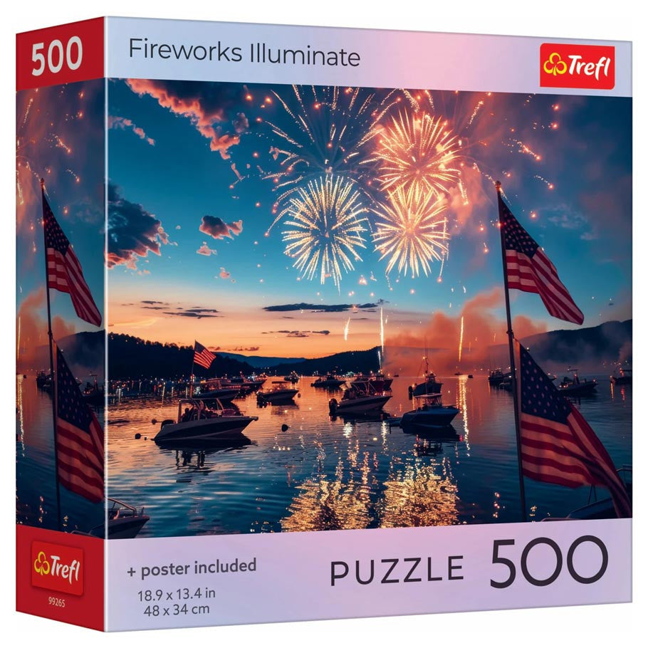 Puzzle: Fireworks Illuminate 500 Piece