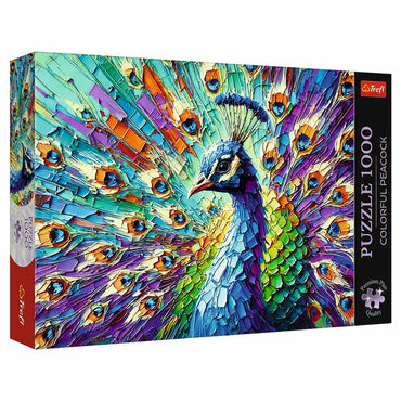 Colorful Peacock 1000 Piece