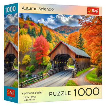 Puzzle: Autumn Splendor 1000 Piece (Trefl Red)