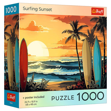 Surfing Sunset 1000 Piece