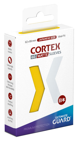 Ultimate Guard: Japanese CORTEX Sleeves - Matte Yellow