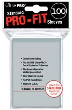 Ultra Pro Sleeves: Standard - Pro-Fit 100CT