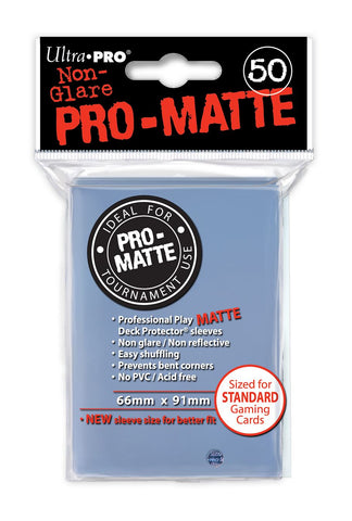 Ultra Pro Sleeves: Standard Pro-Matte - Clear 50CT