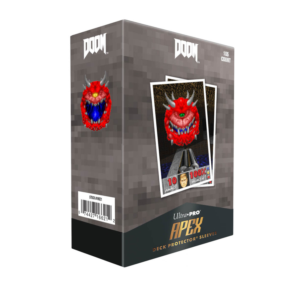 Ultra Pro Apex Sleeves: Standard Doom - Cacodemon 105CT
