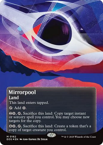 Mirrorpool (0162) (Borderless) (Galaxy Foil) [Edge of Eternities: Stellar Sights]