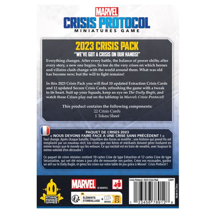 Marvel Crisis Protocol: Crisis Card Pack 2023