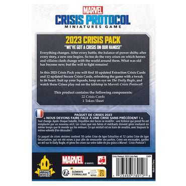 Marvel Crisis Protocol: Crisis Card Pack 2023
