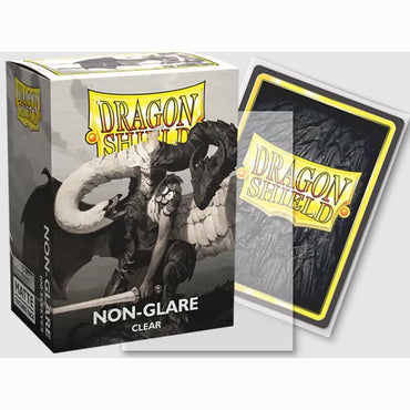 DRAGON SHIELD SLEEVES: MATTE NON-GLARE CLEAR V2 (BOX OF 100)