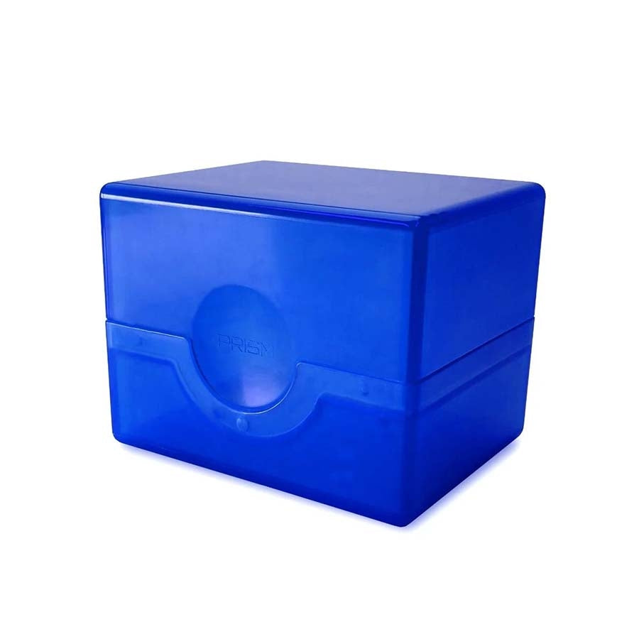 BCW SUPPLIES: PRISM DECK CASE: POLISHED COBALT BLUE (1-DC-PRISM-P-BLU)