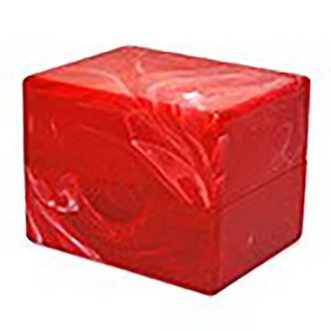 BCW SUPPLIES: SPECTRUM: MARBLE PRISM DECK CASE: CARNELIAN RED (1-DC-PRISM-P-CAR)