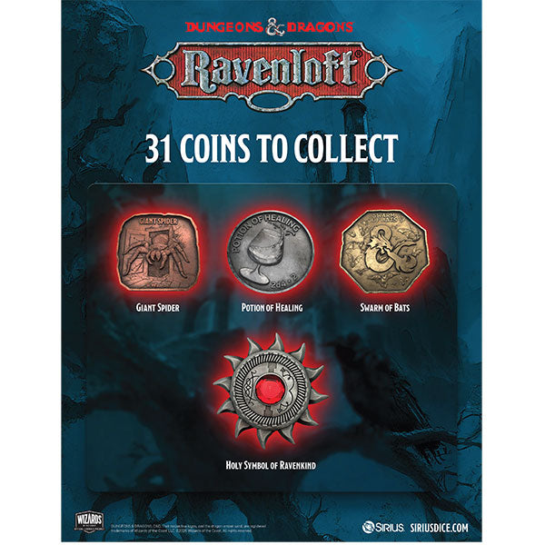 Castle Ravenloft Treasure Packs Dice Set