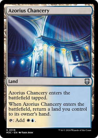 Azorius Chancery [Modern Horizons 3 Commander]