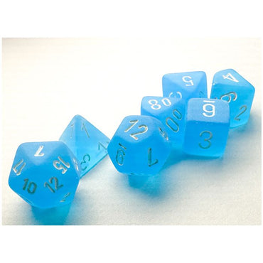 7-Die Set Mini Frosted: Caribbean Blue/White CHX20416