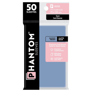 Deck Protector: Phantom Sleeves: Gloss/Matte Rose Size (70mmX120mm) (50)