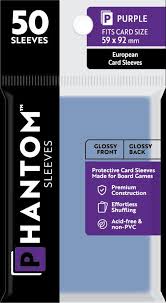 Deck Protector: Phantom Sleeves: Gloss/Gloss Purple Size (59mmX92mm) (50)