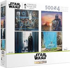 Ceaco: The Mandalorian 4 in 1 500 pc puzzles