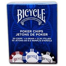 Poker Chips: 8 Gram Clay (50)