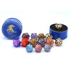 Quest's Reward Mystery Solid Metal d20