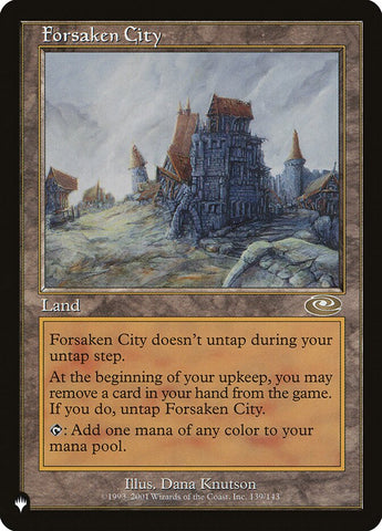 Forsaken City [The List]