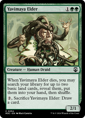 Yavimaya Elder (Ripple Foil) [Modern Horizons 3 Commander]