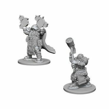 Dungeons & Dragons Nolzur's Marvelous Unpainted Miniatures: Dwarf Male Cleric W2