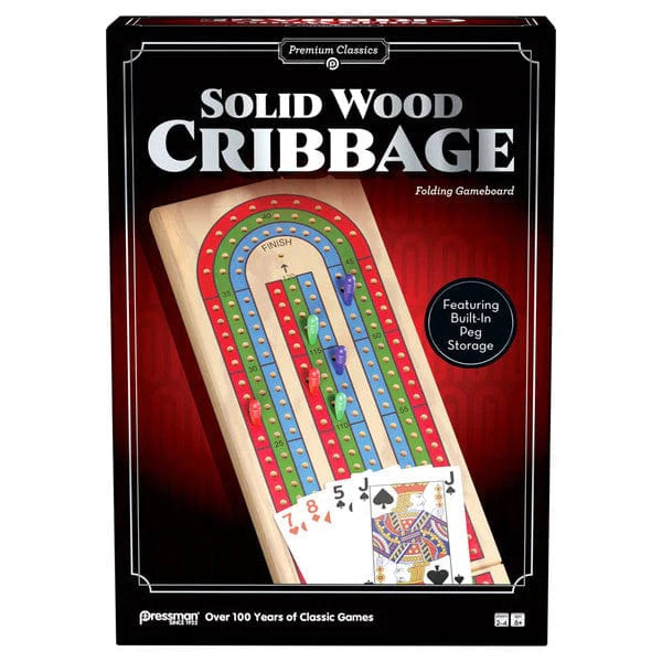 Premium Classics Solid Wood Cribbage