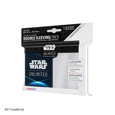 STAR WARS: UNLIMITED DOUBLE SLEEVING PACK - SPACE BLUE