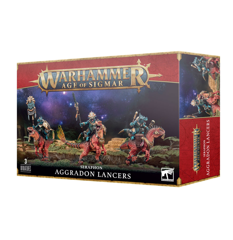 Warhammer Age of Sigmar Order: Seraphon: Aggradon Lancers