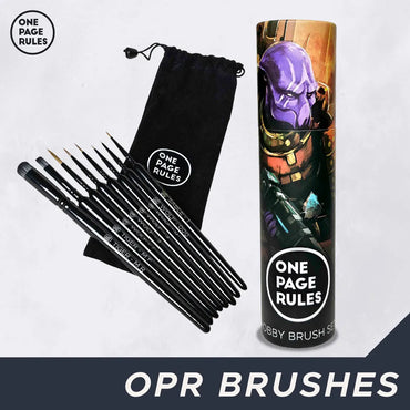 One Page Rules Hobby Brush Set