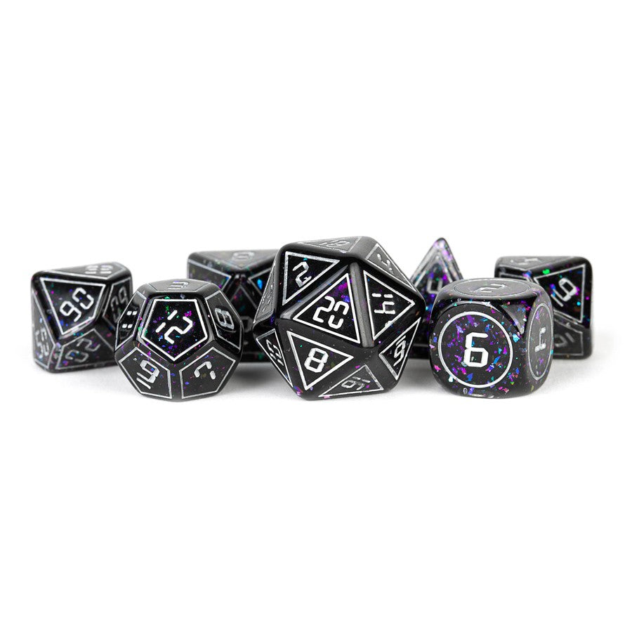 7 Count Dice Acrylic Set: 16MM Framed Void