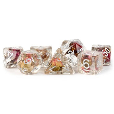 7 Count Dice Acrylic Set: 16MM Rose