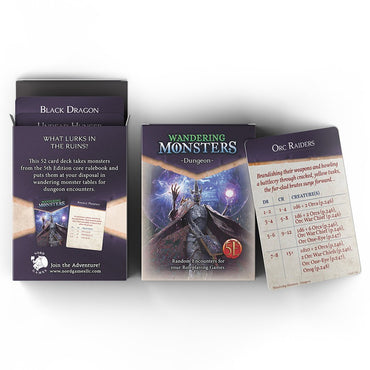 Game Masters Toolbox: Wandering Monster Deck - Dungeon