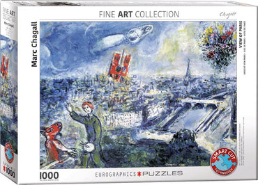 Puzzle Chagall: View of Paris