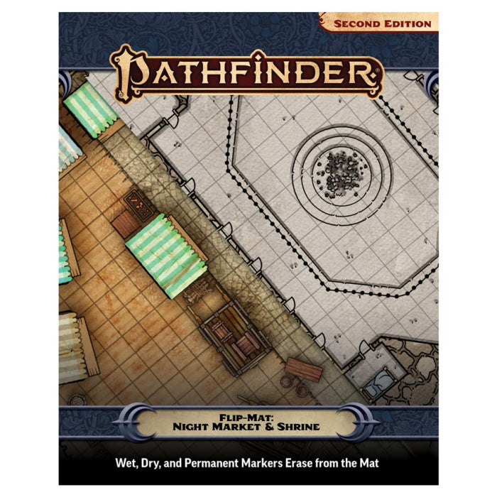 Pathfinder 2E: Flip-Mat: Night Market & Shrine | All About Games