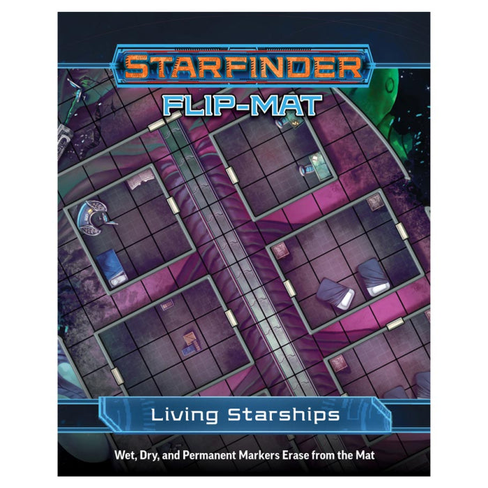 Starfinder: Flip-Mat: Living Starships | All About Games