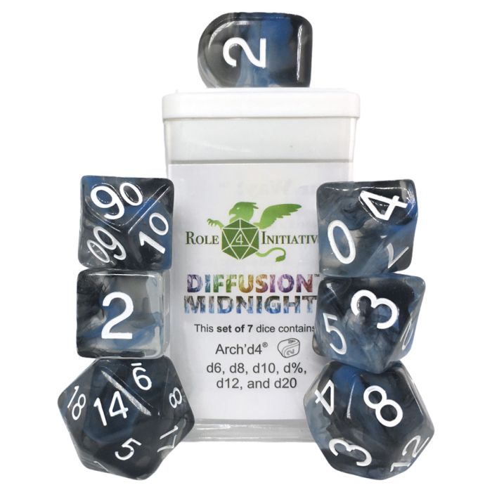 7-Set Diffusion Midnight with White with Arch'd4 & Balance'd20