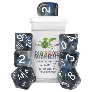 7-Set Diffusion Midnight with White with Arch'd4 & Balance'd20